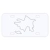 Personalized 3 X 6 Heavy Duty Acrylic / Plastic License Plate Thumbnail