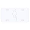 Personalized 3 X 6 Heavy Duty Plastic License Plate Thumbnail