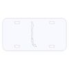 Personalized 3 X 6 Heavy Duty Plastic License Plate Thumbnail