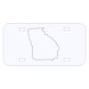 Personalized 3 X 6 Heavy Duty Plastic License Plate Thumbnail