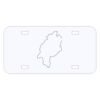 Personalized 3 X 6 Heavy Duty Acrylic / Plastic License Plate Thumbnail
