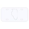 Personalized 3 X 6 Heavy Duty Plastic License Plate Thumbnail
