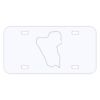 Personalized 3 X 6 Heavy Duty Plastic License Plate Thumbnail
