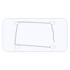 Personalized 3 X 6 Heavy Duty Plastic License Plate Thumbnail