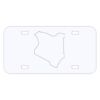 Personalized 3 X 6 Heavy Duty Acrylic / Plastic License Plate Thumbnail