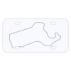 Personalized 3 X 6 Heavy Duty Acrylic / Plastic License Plate Thumbnail