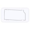Personalized 3 X 6 Heavy Duty Plastic License Plate Thumbnail