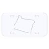 Personalized 3 X 6 Heavy Duty Plastic License Plate Thumbnail