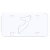 Personalized 3 X 6 Heavy Duty Plastic License Plate Thumbnail
