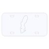 Personalized 3 X 6 Heavy Duty Plastic License Plate Thumbnail