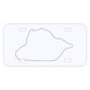 Personalized 3 X 6 Heavy Duty Plastic License Plate Thumbnail