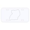Personalized 3 X 6 Heavy Duty Acrylic / Plastic License Plate Thumbnail