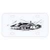 Personalized 3 X 6 Heavy Duty Acrylic / Plastic License Plate Thumbnail