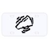 Personalized 3 X 6 Heavy Duty Plastic License Plate Thumbnail
