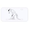 Personalized 3 X 6 Heavy Duty Plastic License Plate Thumbnail