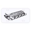 Personalized 3 X 6 Heavy Duty Acrylic / Plastic License Plate Thumbnail