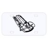Personalized 3 X 6 Heavy Duty Acrylic / Plastic License Plate Thumbnail