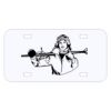 Personalized 3 X 6 Heavy Duty Acrylic / Plastic License Plate Thumbnail