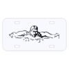 Personalized 3 X 6 Heavy Duty Plastic License Plate Thumbnail