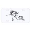 Personalized 3 X 6 Heavy Duty Acrylic / Plastic License Plate Thumbnail