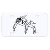 Personalized 3 X 6 Heavy Duty Plastic License Plate Thumbnail