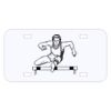 Personalized 3 X 6 Heavy Duty Acrylic / Plastic License Plate Thumbnail