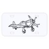 Personalized 3 X 6 Heavy Duty Plastic License Plate Thumbnail