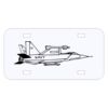 Personalized 3 X 6 Heavy Duty Acrylic / Plastic License Plate Thumbnail