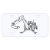 Personalized 3 X 6 Heavy Duty Acrylic / Plastic License Plate Thumbnail