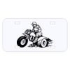 Personalized 3 X 6 Heavy Duty Plastic License Plate Thumbnail