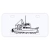Personalized 3 X 6 Heavy Duty Plastic License Plate Thumbnail