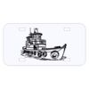 Personalized 3 X 6 Heavy Duty Plastic License Plate Thumbnail