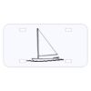 Personalized 3 X 6 Heavy Duty Plastic License Plate Thumbnail