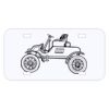 Personalized 3 X 6 Heavy Duty Plastic License Plate Thumbnail