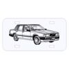 Personalized 3 X 6 Heavy Duty Acrylic / Plastic License Plate Thumbnail