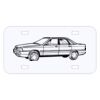 Personalized 3 X 6 Heavy Duty Acrylic / Plastic License Plate Thumbnail