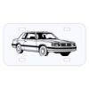 Personalized 3 X 6 Heavy Duty Acrylic / Plastic License Plate Thumbnail