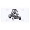 Personalized 3 X 6 Heavy Duty Plastic License Plate Thumbnail