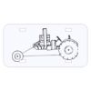 Personalized 3 X 6 Heavy Duty Plastic License Plate Thumbnail