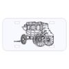 Personalized 3 X 6 Heavy Duty Acrylic / Plastic License Plate Thumbnail