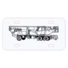 Personalized 3 X 6 Heavy Duty Acrylic / Plastic License Plate Thumbnail