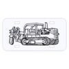 Personalized 3 X 6 Heavy Duty Acrylic / Plastic License Plate Thumbnail