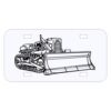 Personalized 3 X 6 Heavy Duty Plastic License Plate Thumbnail