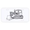 Personalized 3 X 6 Heavy Duty Acrylic / Plastic License Plate Thumbnail