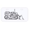 Personalized 3 X 6 Heavy Duty Plastic License Plate Thumbnail