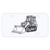 Personalized 3 X 6 Heavy Duty Plastic License Plate Thumbnail