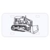 Personalized 3 X 6 Heavy Duty Plastic License Plate Thumbnail