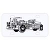 Personalized 3 X 6 Heavy Duty Plastic License Plate Thumbnail