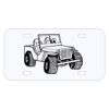 Personalized 3 X 6 Heavy Duty Plastic License Plate Thumbnail
