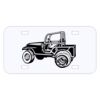 Personalized 3 X 6 Heavy Duty Plastic License Plate Thumbnail